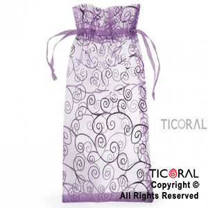 BOLSA ORGANZA LILA15X25 ARABESCO HS3971-4 x 1